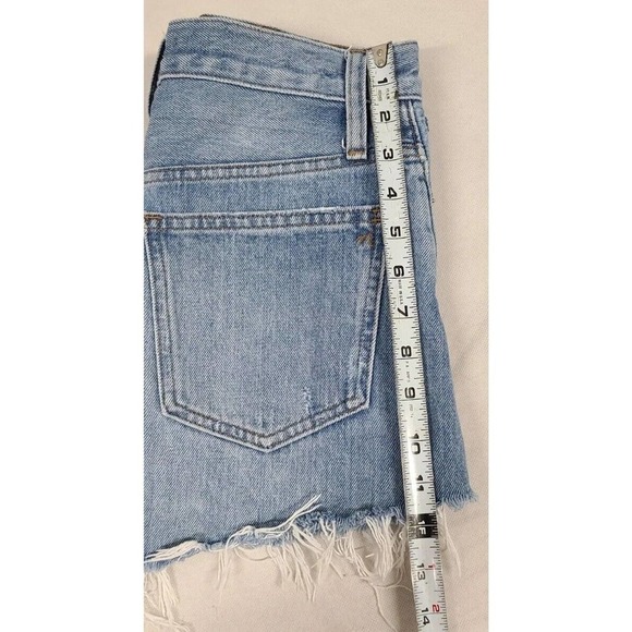 Madewell High Rise Relaxed Denim Cut Off Shorts Womens Sz 23 -Waist 28- EUC - Picture 8 of 10
